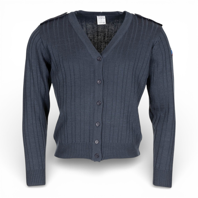 Vesta tricotata CZ - Model M 97 - Surplus Militar Armata Cehiei - Albastra - Ca Noua 