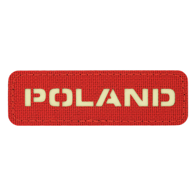 PATCH POLONIA - 25 x 80 mm - LASER CUT - ROSU/GID - M-TAC