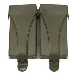 RUBBER MAGAZINE BAG - OD - GENUINE GERMAN MILITARY SURPLUS - LIKE NEW