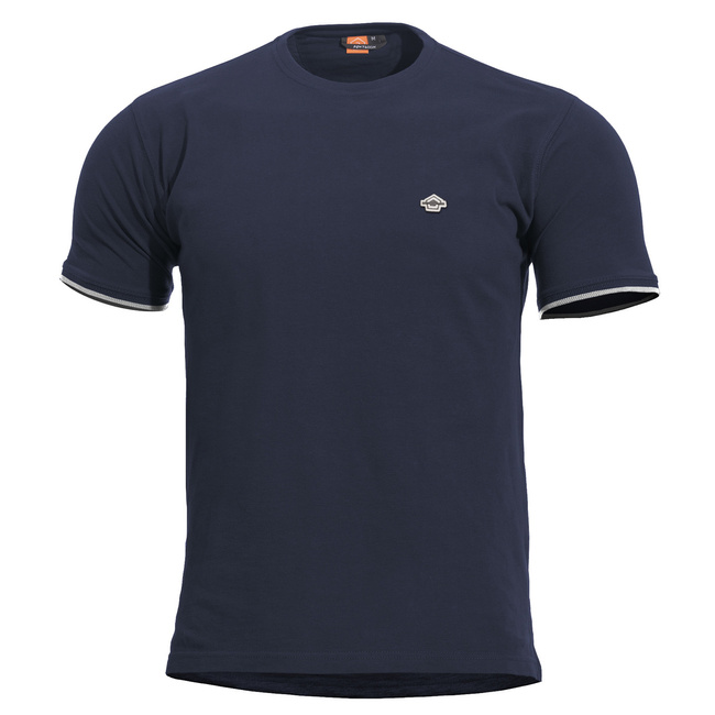TRICOU - "LEVANTES CREWNECK STRIPES" - PENTAGON® - BLEUMARIN