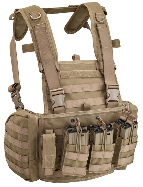 TACTICAL CHEST RIG - "MARTE" - Defcon5® - COYOTE TAN