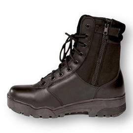 Bocanci militari tactici cu fermoar, Piele/Cordura, Thinsulate