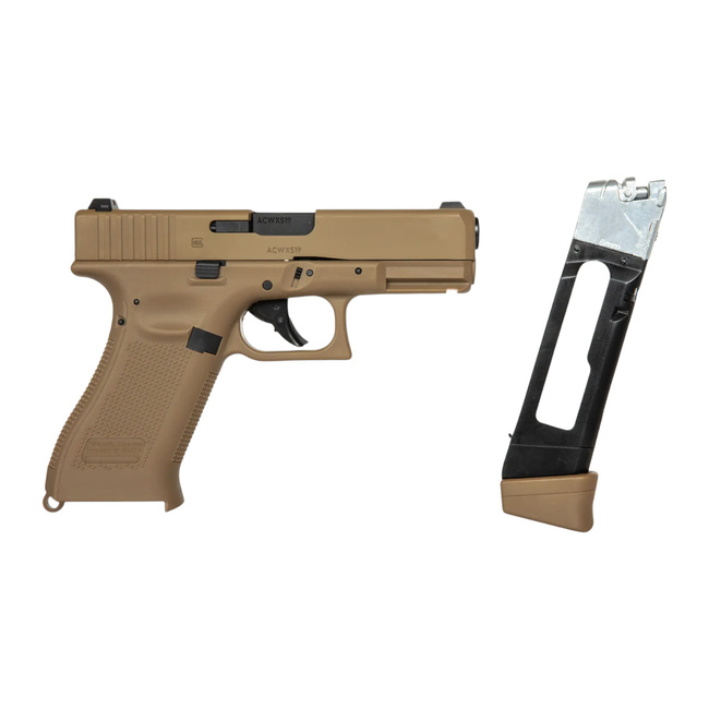 GGB GLOCK 19X CO2 - PISTOL REPLICA - COYOTE BROWN