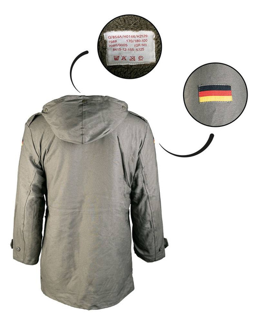 Jacheta OD Parka cu captuseala - Bundeswehr - Mil-Tec