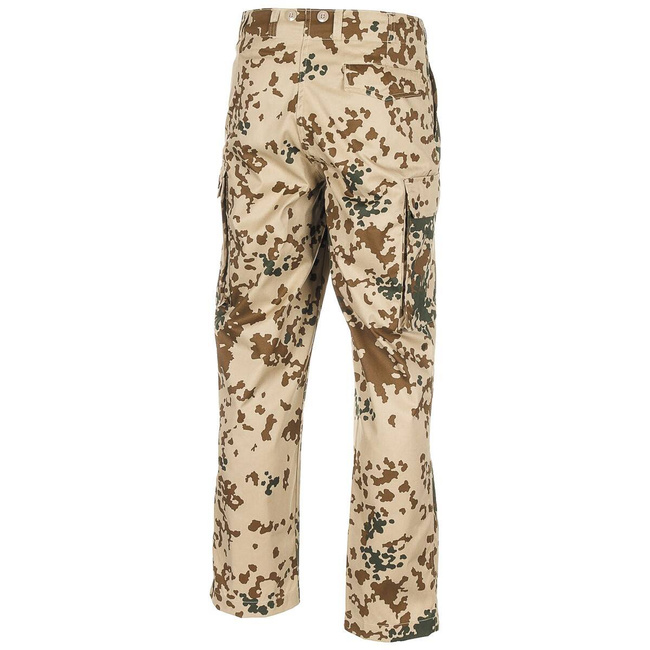 GERMAN TACTICAL TROUSERS, BW TROPICAL CAMO 3 COLORS - NORMAL SIZE - MFH