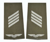 EMBLEMA - GENUINE GERMAN AIR FORCE O.D./SILVER SHOULDER LOOPS ´STABSGEFREITER´