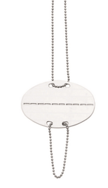Placute de identificare Dog Tag cu lant