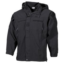 MFH US soft shell jacket black - level 5