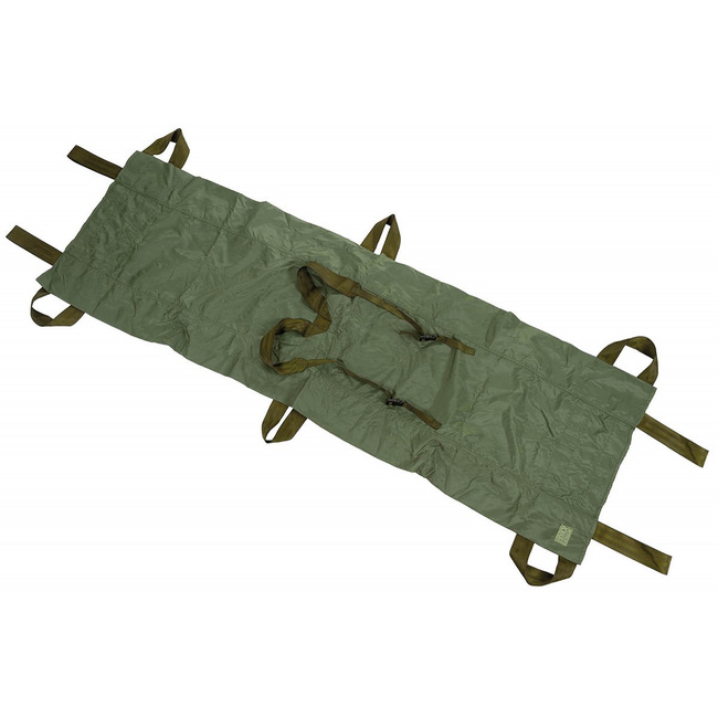 Targa suspendata usoara - Hammock Stretcher - Verde OD - Surplus Militar Armata Olandeza - Uzata/Obiect de colectie