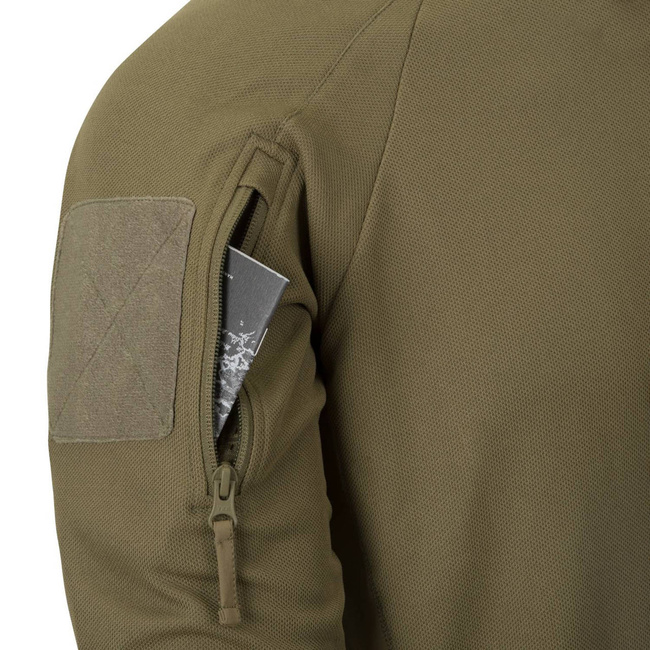 BLUZA POLO CU MANECA LUNGA - RANGE - Helikon Tex - GRI FUMURIU