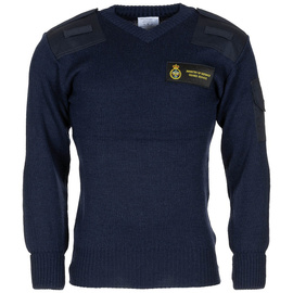 Pulover cu guler in V - Surplus Militar Armata Britanica GB - Ca Nou