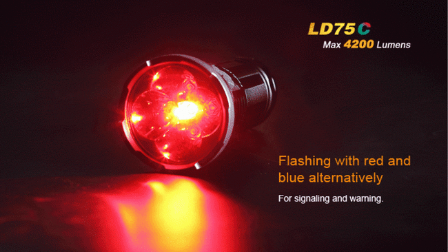 Lanterna Fenix LD75C, impermeabila