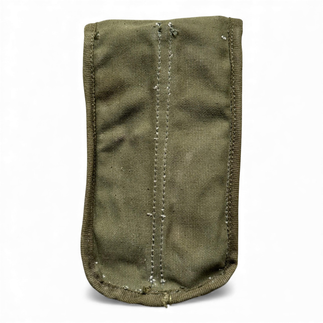 Port incarcator AK-47 cu doua compartimente - Cordura - Surplus Militar Armata Romana - Verde Olive - In Stare Buna