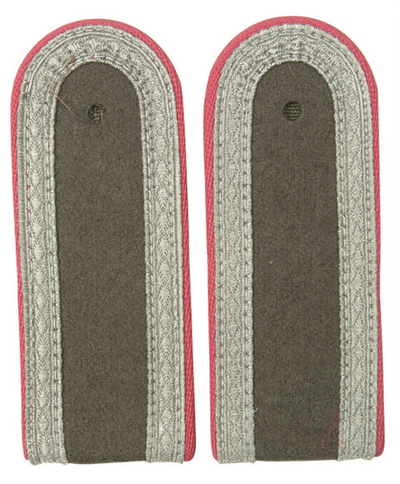 East German Red Epaulets Nco Piping