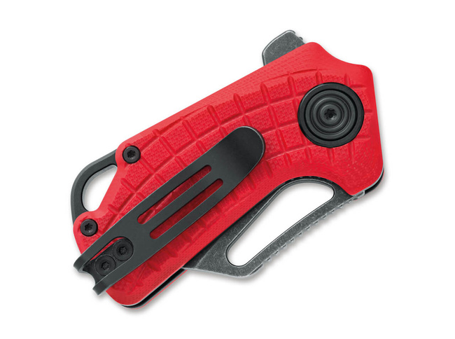 POCKET KNIFE - PUCK G10 RED