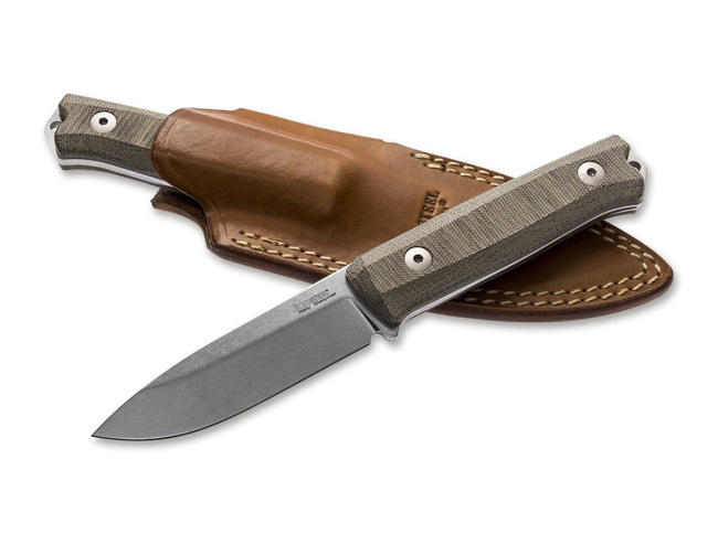 LionSteel B40 Canvas-Micarta Knife