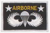 EMBLEMA U.S. PARATROOPER AIRBORNE 80 x 120 MM