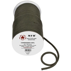 FUNIE - MFH® - VERDE OD - 60 METRI - 9 MM DIAMETRU
