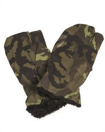 MANUSI CZECH CAMO 3-FINGER GLOVES LINED M95 Surplus militar
