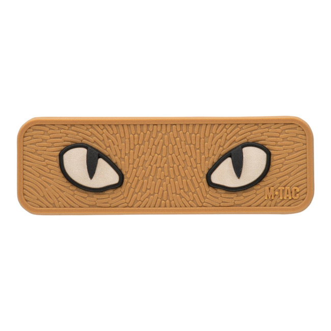 PATCH CAT EYES 3D PVC - COYOTE - M-TAC