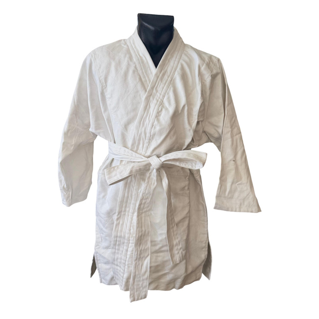 COSTUM JUDO 3 PIESE DIN 100% BUMBAC -  JACHETA, PANTALONI, CENTURA  - SURPLUS MILITAR ARMATA ROMANA - CA NOU