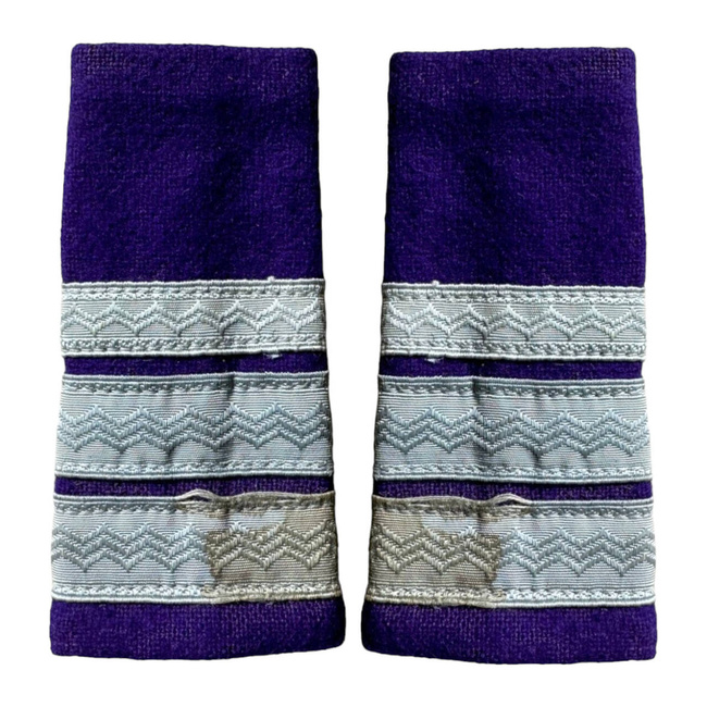 NON-COMMISSIONED OFFICER RANKS, QUARTERMASTER - MAJOR SERGEANT WITHOUT A SIGN, PURPLE CITY - MILITARY SURPLUS ROMANIAN ARMY - USED