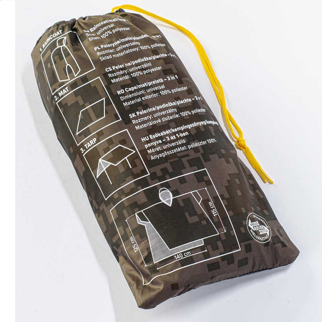 MAGNUM TUNDRA PONCHO - GREEN PIXEL