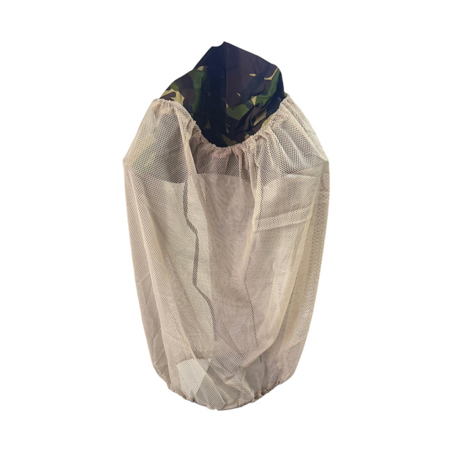 Palarie Boonie cu plasa anti-insecte inclusa - Surplus militar romanesc - Camuflaj Woodland - In stare buna  