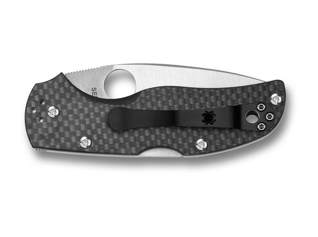 CUTIT DE BUZUNAR "NATIVE CARBON" - SPYDERCO