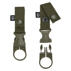 SUPORT DE CENTURA PENTRU STICLA DE APA - MOLLE - 2 BUC - OLIVE - BRANDIT