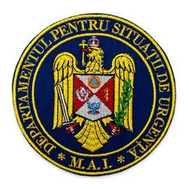 EMBLEMA DSU BRODATA, cu aplicare Velcro (cu scai)