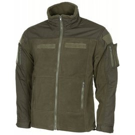 JACHETĂ MFH "COMBAT" - FLEECE - VERDE OD