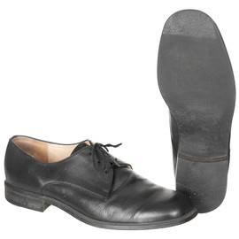 BW LEATHER SHOES - BLACK - MILITARY SURPLUS - USED