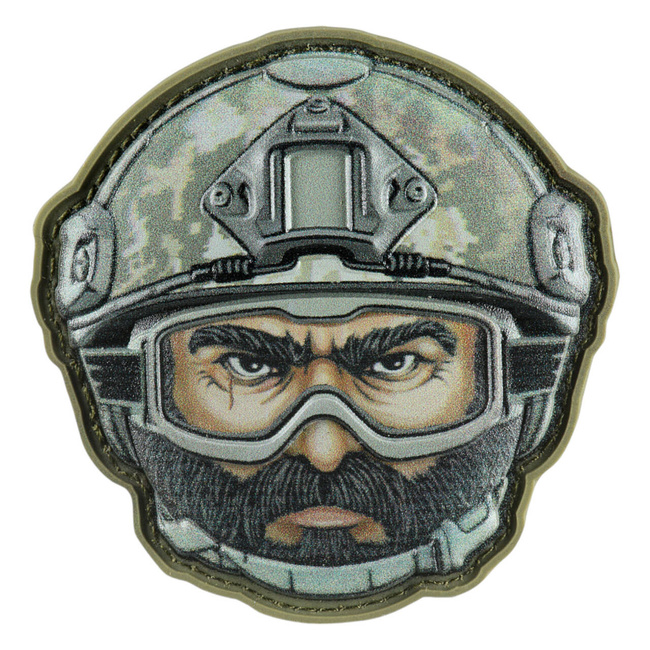 PATCH PVC EMOJI NR. 6 3D - OLIVE - M-TAC