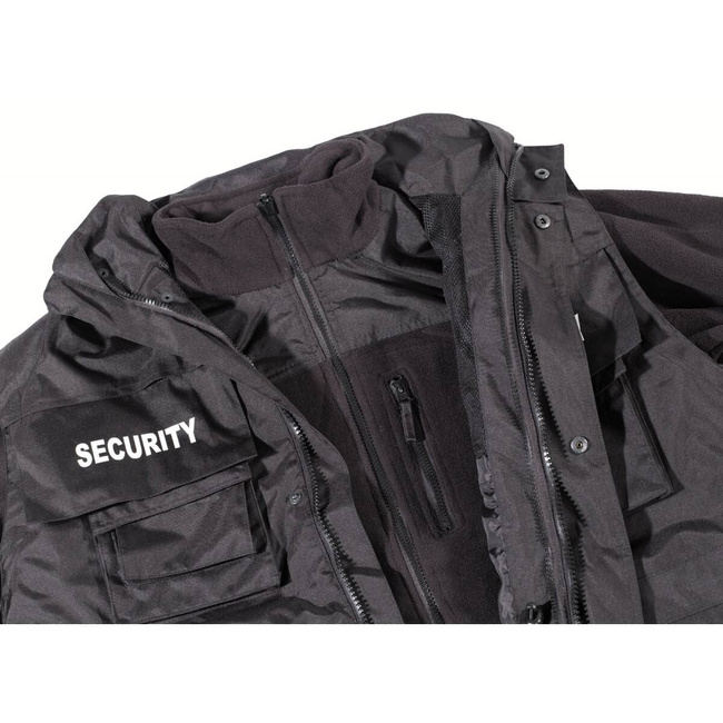 JACHETA IMPERMEABILA ANTISTATICA "SECURITY", NEAGRA - MFH