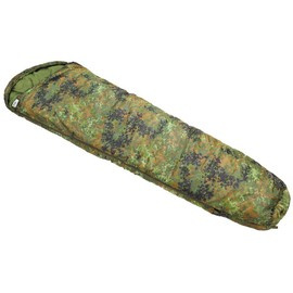 SAC DE DORMIT MUMMY - UMPLUTURA CU 2 STRATURI - FOX OUTDOOR - CAMO BW