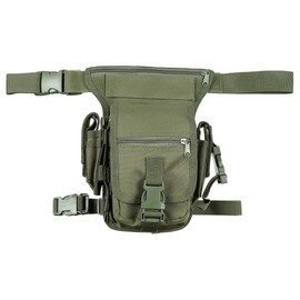 HIP BAG - WITH LEG AND BELT FIXING - "SECURITY" - MFH® - OD GREEN