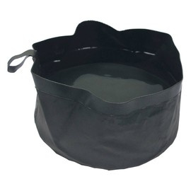 VAS PLIABIL PENTRU SPALAT - DIAMETRU 23 CM - VERDE OD - SURPLUS MILITAR OLANDEZ (NL) - UZAT