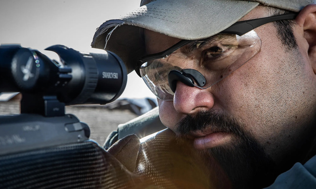 WileyX Vapor 2.5 Tactical Glasses - 3 Replacement Lenses - Black Frame