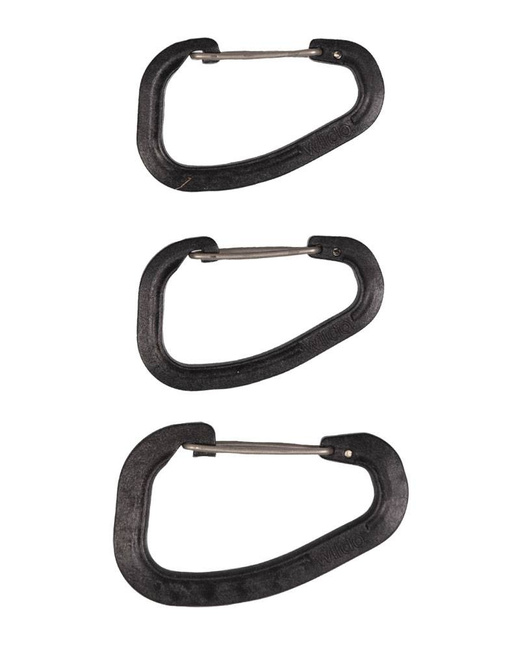 Black accessory carabiner set wildo