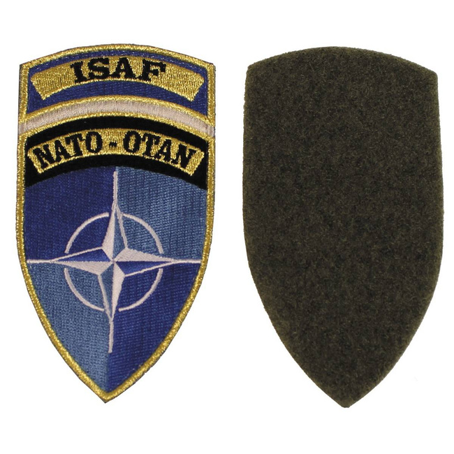VELCRO PATCH "ISAF" - NATO-OTAN - LIKE NEW