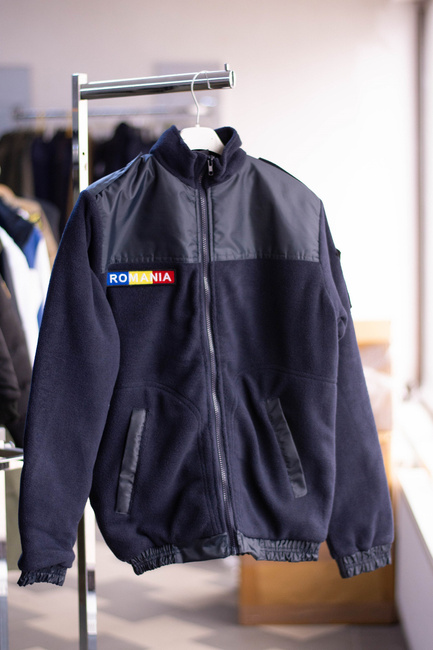 JACHETA POLAR - TOAMNA/IARNA - CU INSEMNE - JANDARMERIA