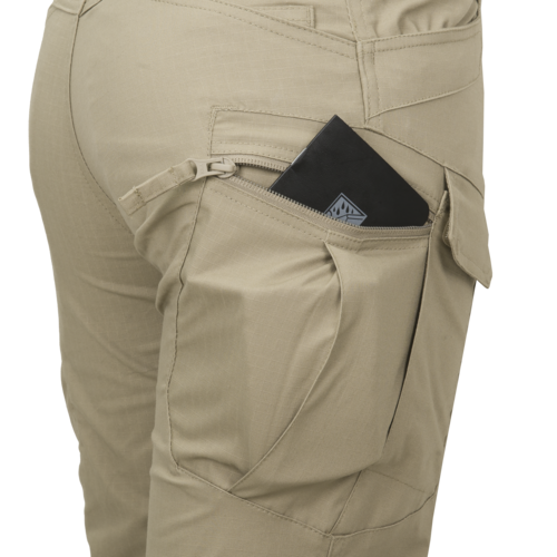 PANTALONI TACTICI PENTRU FEMEI - UTP Resized - POLIBUMBAC RIPSTOP - Helikon-Tex - NEGRI - LUNGIME 32 inch