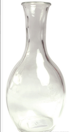 Italian 1L Glass Carafe W.engraving L.n.