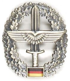 INSIGNA GENUINE GERMAN ARMY METAL BERET BADGE ´HEERESFLIEGER´