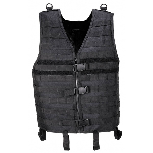 VESTĂ TACTICĂ MODULARĂ - "MOLLE LIGHT" - MFH® - NEGRU