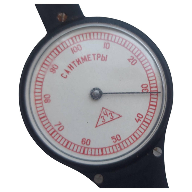 CURBIMETRU MILITAR VINTAGE (OPISOMETRU) ZCHZ - SURPLUS MILITAR ARMATA SOVIETICA - ANII ‘70 - CA NOU