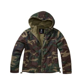 LADIES JACKET - FRONTZIP WINDBREAKER - WOODLAND - BRANDIT