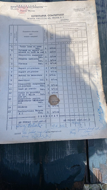 Vintage MEOPTA A-2 ANALYTICAL BALANCE - 50x39x29 cm - 1950's - like new