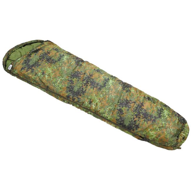 SAC DE DORMIT MUMMY - UMPLUTURA CU 2 STRATURI - FOX OUTDOOR - CAMO BW